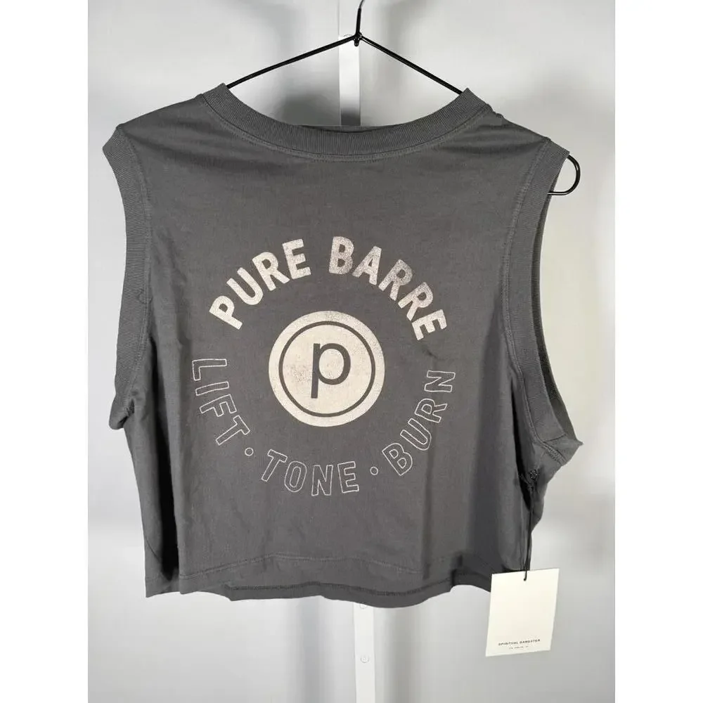 NWT Spiritual Gangster Barre Love Crawford Crop Tank Size Medium - Picture 2 of 6